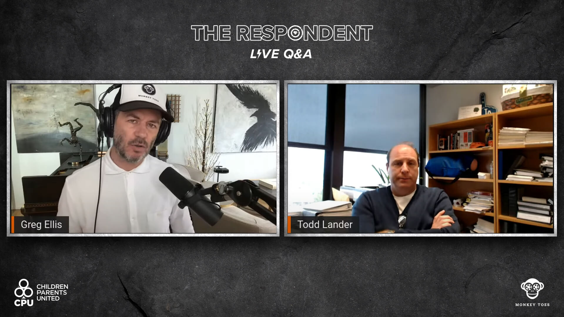 The Respondent stream overlay